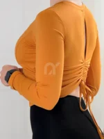 کراپ ورزشی نارنجی