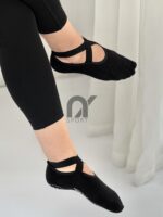 جوراب پیلاتس بیسیک مشکی زنانه